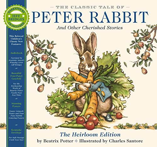 The Classic Tale of Peter Rabbit Heirloom Edition: The Classic Edition Hardcover with Audio CD Narrated by Jeff Bridges von Applesauce Press